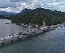 ponte de guaratuba na reta final