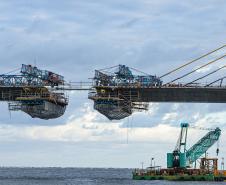 ponte de guaratuba na reta final