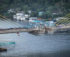 Ponte de Guaratuba atinge 91% de execução