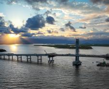 Ponte de Guaratuba atinge 91% de execução