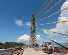 Ponte de Guaratuba atinge 91% de execução