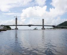Último estai da Ponte de Guaratuba deve ser instalado na virada do mês