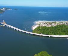 Ponte de Guaratuba atinge 91% de execução