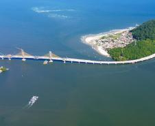 Ponte de Guaratuba atinge 91% de execução