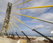 Ponte de Guaratuba tem último estai instalado