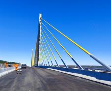 Ponte de Guaratuba já está 100% pavimentada