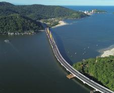Ponte de Guaratuba já está 100% pavimentada