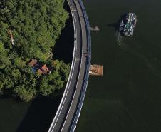 Ponte de Guaratuba já está 100% pavimentada