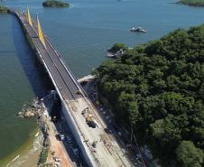 Ponte de Guaratuba já está 100% pavimentada