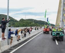 Fim da espera: tráfego de veículos é liberado na Ponte de Guaratuba