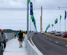 Trânsito liberado: Ponte de Guaratuba está definitivamente aberta ao tráfego de veículos