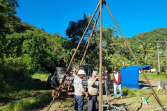  Sondagens da Ponte de Guaratuba entram em nova etapa, com pesquisa no solo 