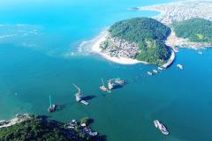 ponte de guaratuba chega a 60% de execução