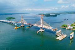 ponte de guaratuba alcança 88% de execução