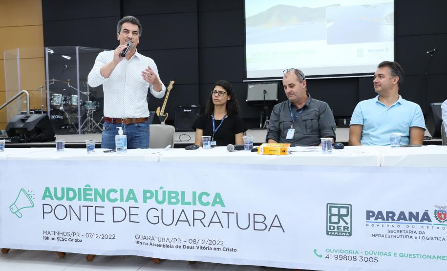 Segundo dia de audiência pública da Ponte de Guaratuba tem ampla participação popular