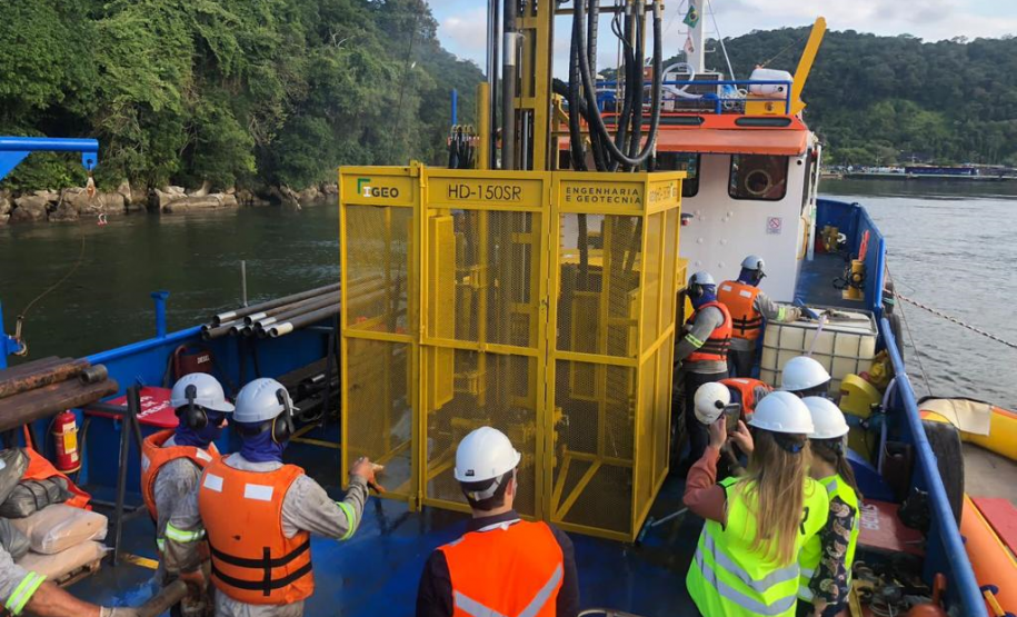 Com liberação de R$ 2,2 milhões, Ponte de Guaratuba segue avançando um mês após licença