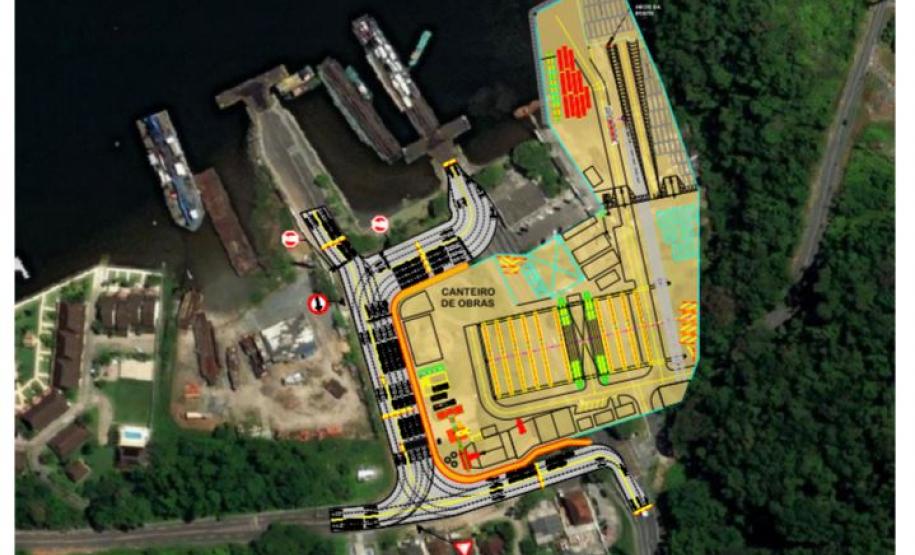 Logística do novo acesso aos portos de embarque e desembarque em Guaratuba