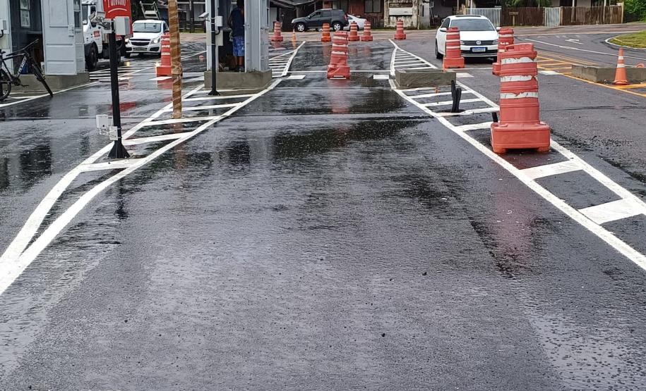 Veja como ficou o novo trajeto no embarque e desembarque do ferry-boat em Guaratuba.