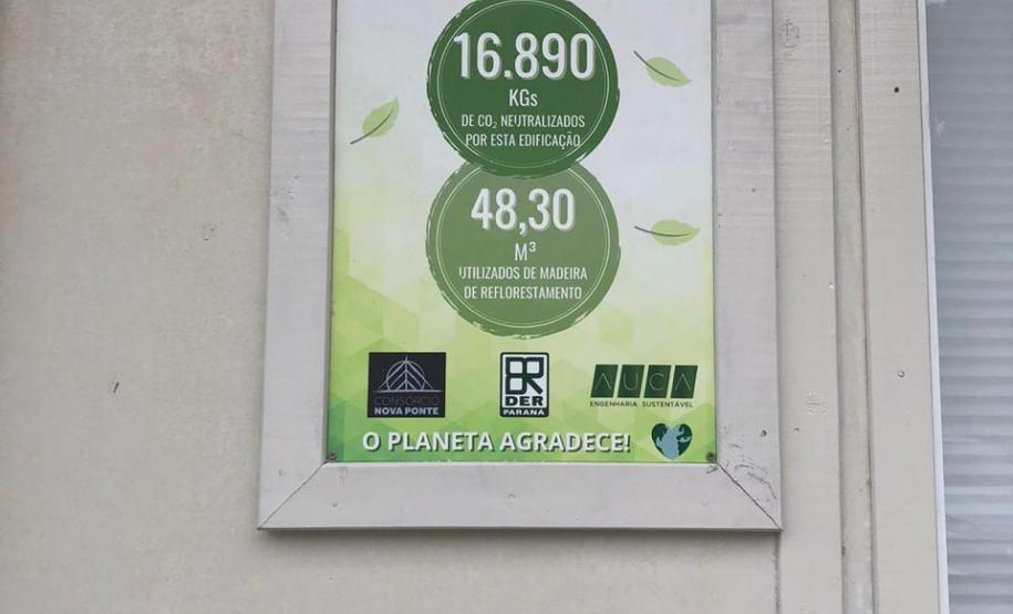 placa sustentabilidade