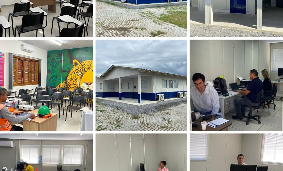 Imagens da Sede Administrativa em Guaratuba.