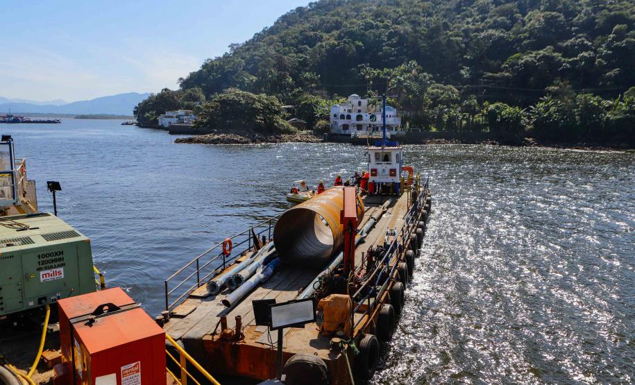 Com início do trecho estaiado, Ponte de Guaratuba chega a 11% de conclusão