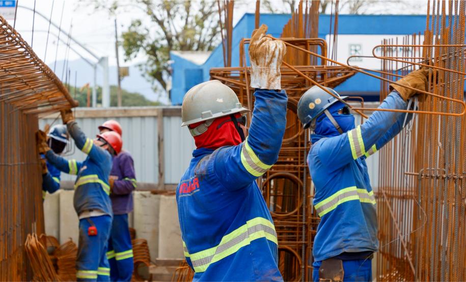No auge das obras, são 634 pessoas contratadas nas mais diferentes funções