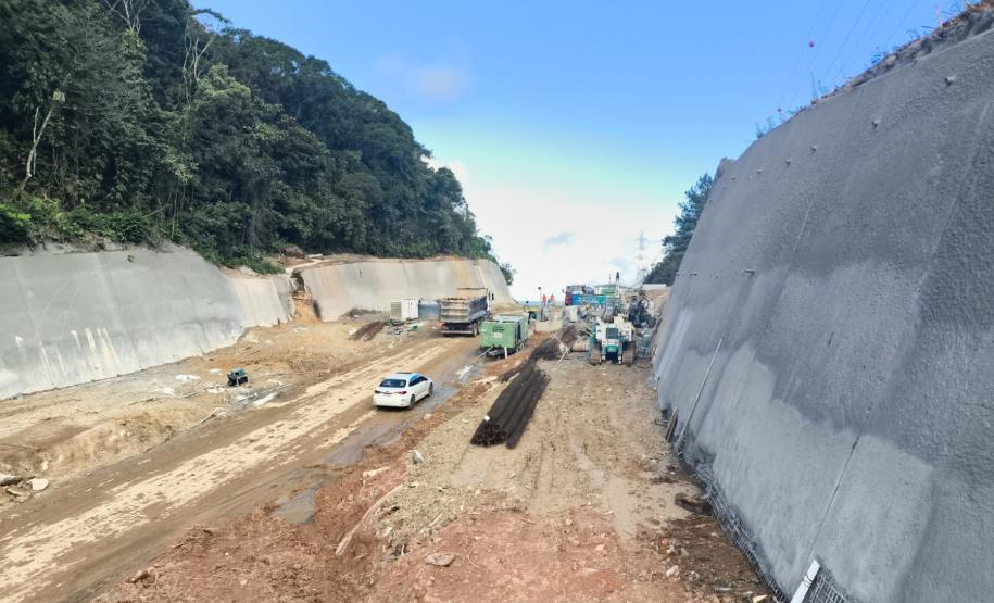 ponte de guaratuba chega a 60% de execução