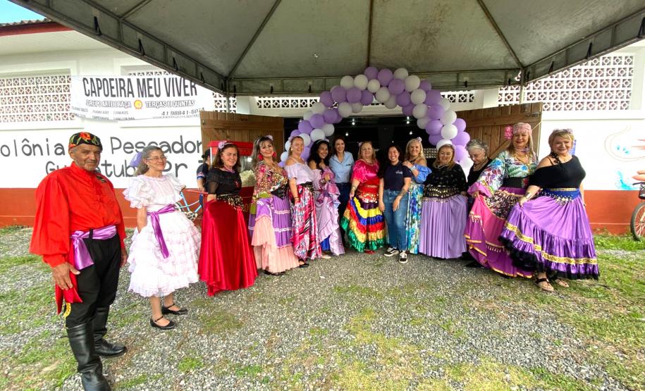 Agosto Lilás mobiliza comunidade no litoral com apoio do Consórcio Nova Ponte