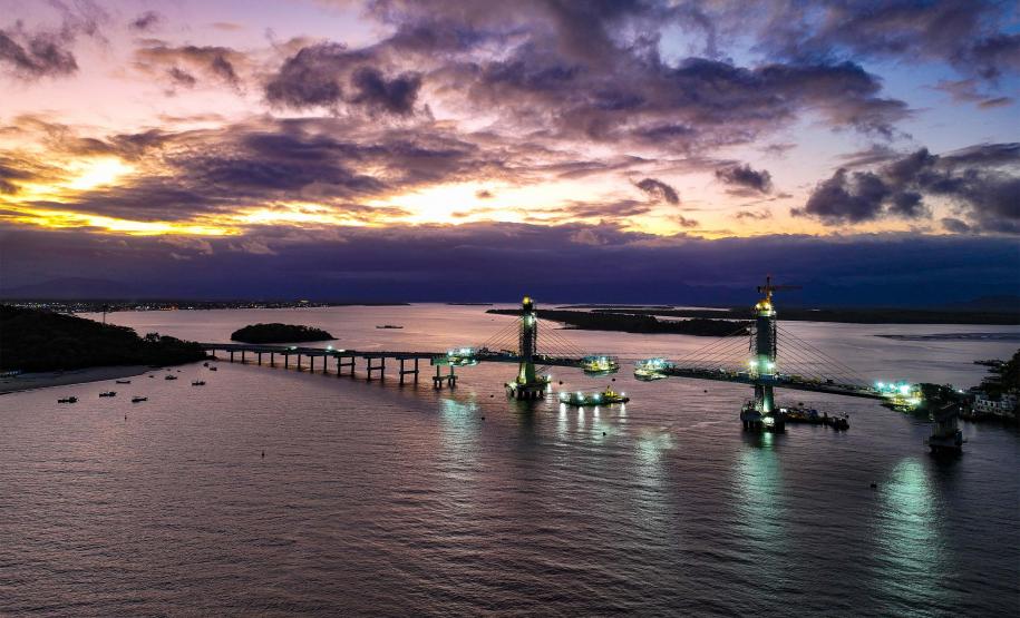 Estado prepara maior queima de fogos da história do Litoral na Ponte de Guaratuba
