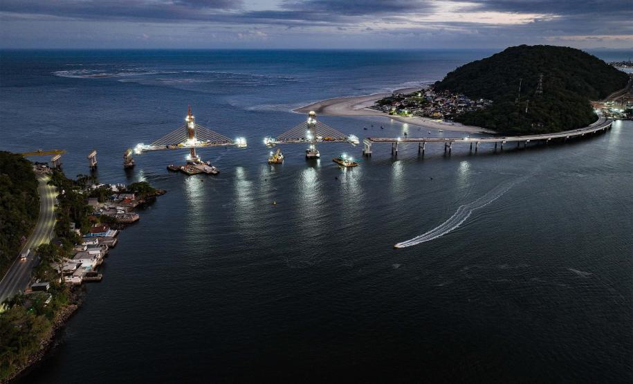 Estado prepara maior queima de fogos da história do Litoral na Ponte de Guaratuba