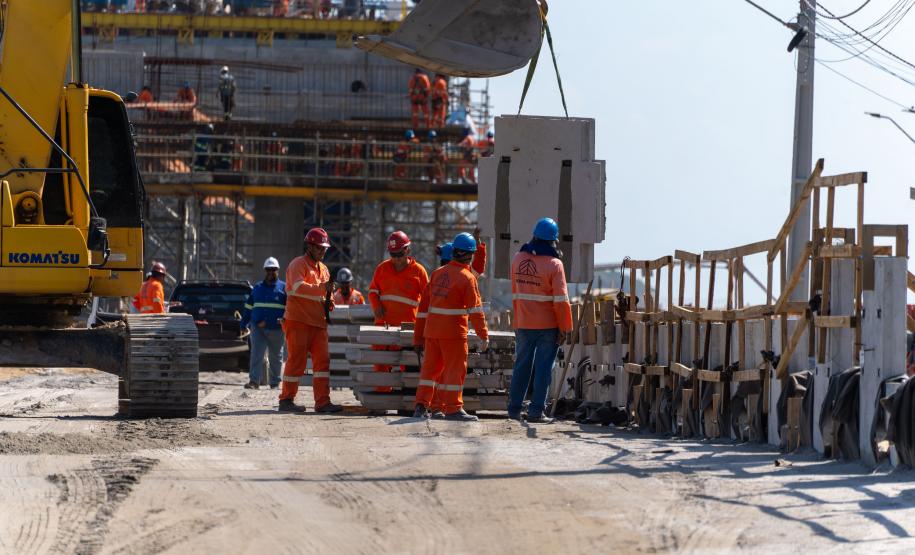 ponte de guaratuba alcança 88% de execução