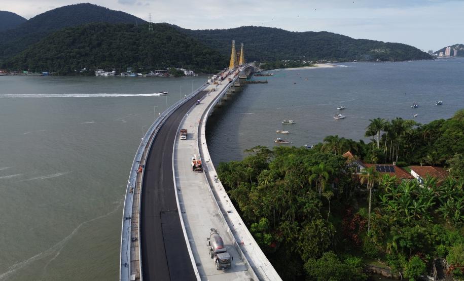 Começam as obras de pavimentação do tabuleiro da Ponte de Guaratuba