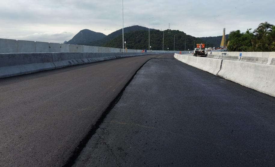 Começam as obras de pavimentação do tabuleiro da Ponte de Guaratuba