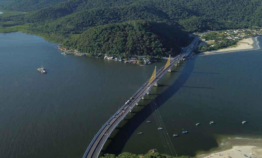 Ponte de Guaratuba já está 100% pavimentada