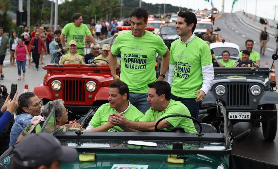 Fim da espera: tráfego de veículos é liberado na Ponte de Guaratuba