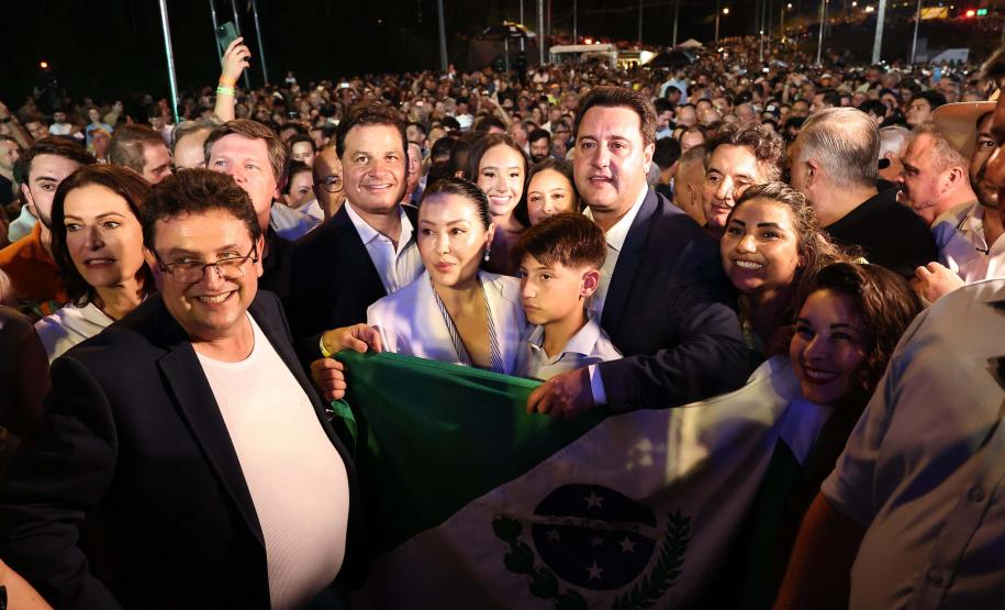 Governador Ratinho Junior inaugura a Ponte de Guaratuba, antigo sonho dos paranaenses