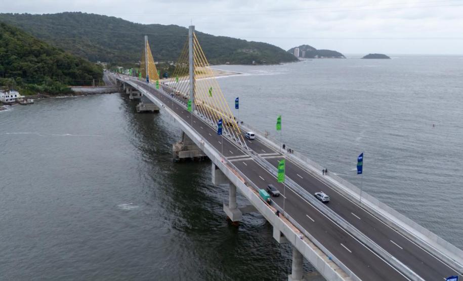 Trânsito liberado: Ponte de Guaratuba está definitivamente aberta ao tráfego de veículos