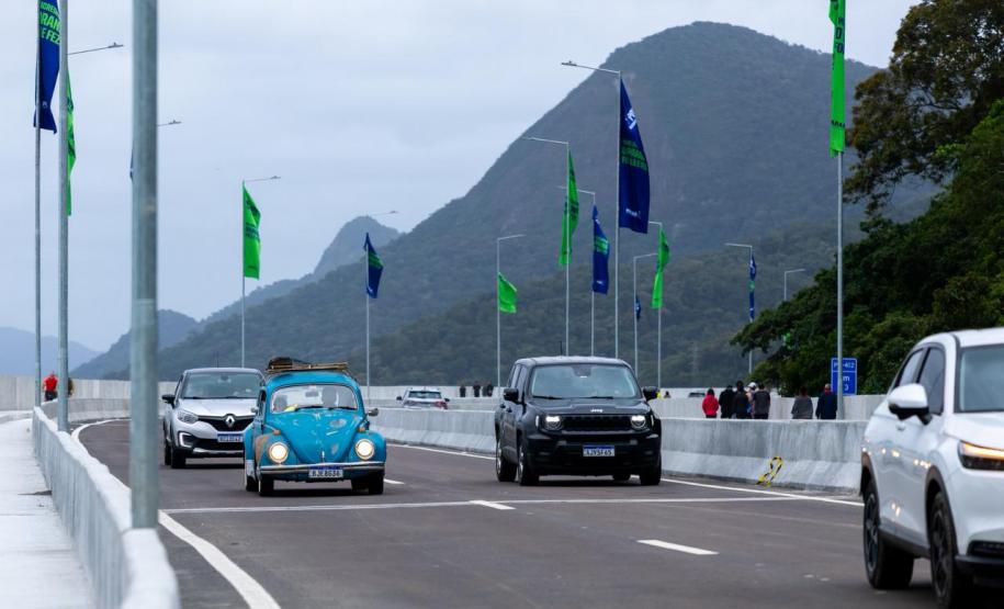 Trânsito liberado: Ponte de Guaratuba está definitivamente aberta ao tráfego de veículos