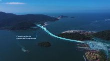 Vídeo do projeto da construção da Ponte de Guaratuba