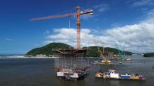 Obras da Ponte de Guaratuba abril/2025