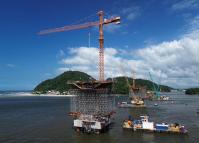 Obras da Ponte de Guaratuba abril/2025